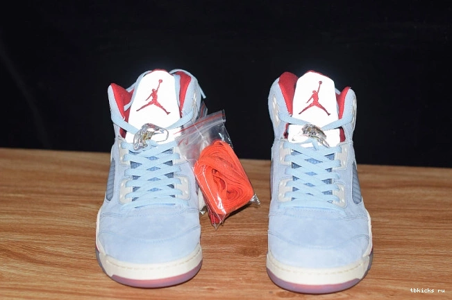 Cheap TB Trophy Air Jordan Room JSP 5 Ice x Blue CI1899-400 0815